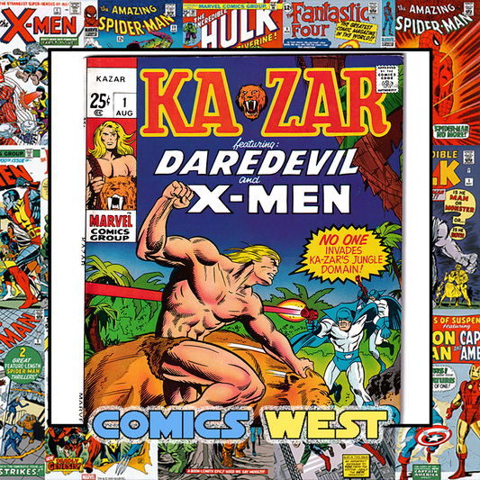 KA-ZAR #1 VF/NM (9.0) Hidden profanity cover! 1970