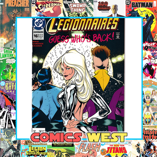 LEGIONNAIRES #16 VF (8.0) Aam Hughes cover! DC Universe edition! 1994