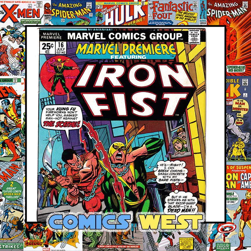 MARVEL PREMIERE #16 FN+ (6.5) Second app. of IRON FIST! MVS missing