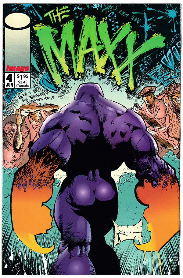 MAXX 1/2 VF (8.0) Purple Foil edition with certificate! 1993