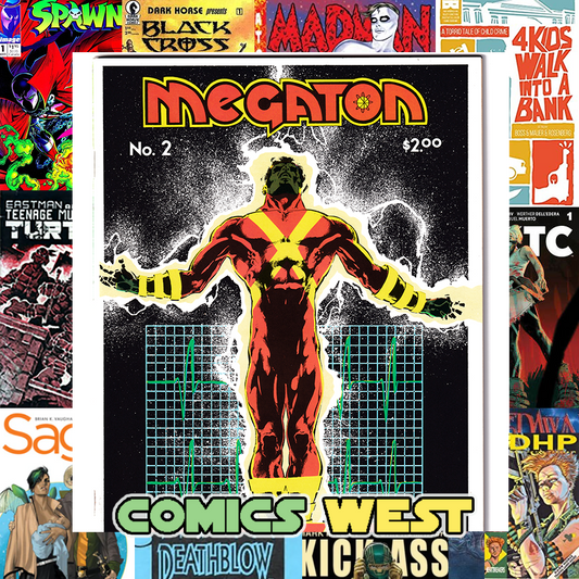 MEGATON #2  NM (9.4)  1st. app SAVAGE DRAGON! Low print 1983