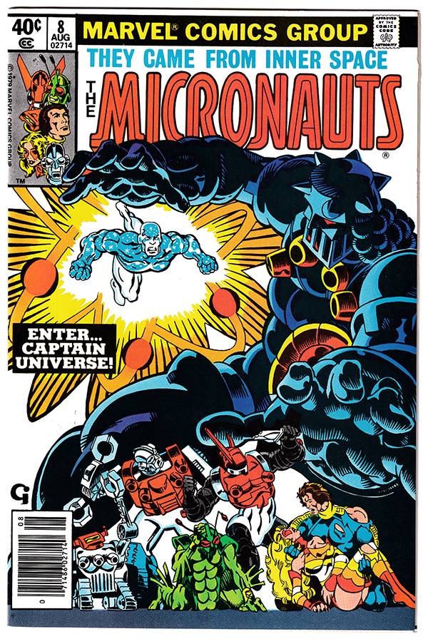 MICRONAUTS #8 NM (9.4) 1st app. CAPTAIN UNIVERSE! 1979