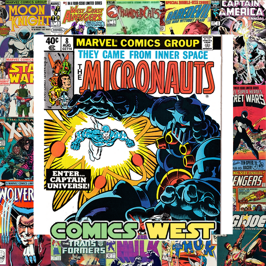 MICRONAUTS #8  NM (9.4)  1st app. CAPTAIN UNIVERSE! 1979