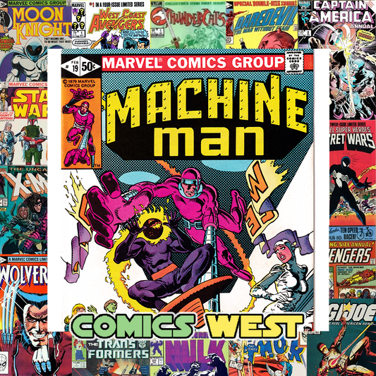 MACHINE MAN #19 VF (8.0) 1st app. Jack O'Lantern! Last issue! 1981