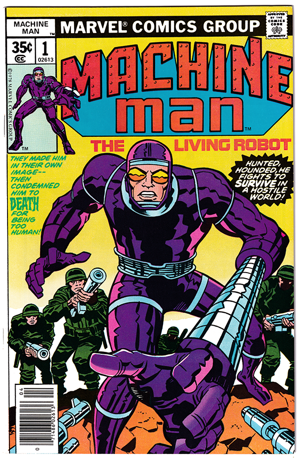 MACHINE MAN #1 NM- (9.2) 1st solo series! Jack Kirby! 1978