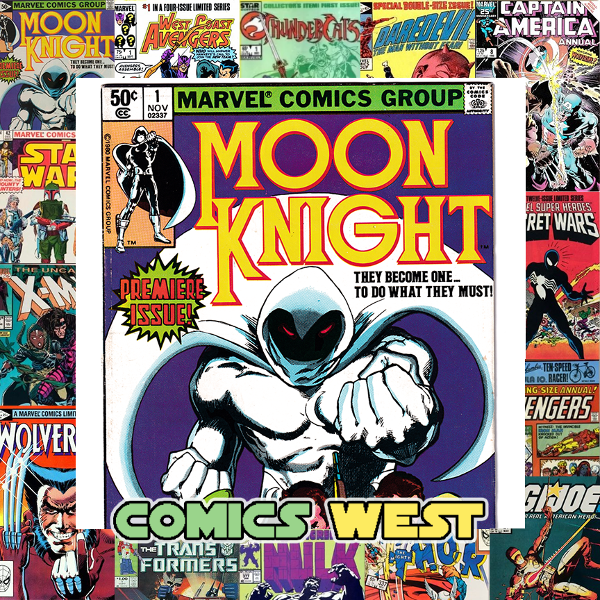 MOON KNIGHT #1 NM- (9.2) 1st app. Bushman! Disney+ series 1980
