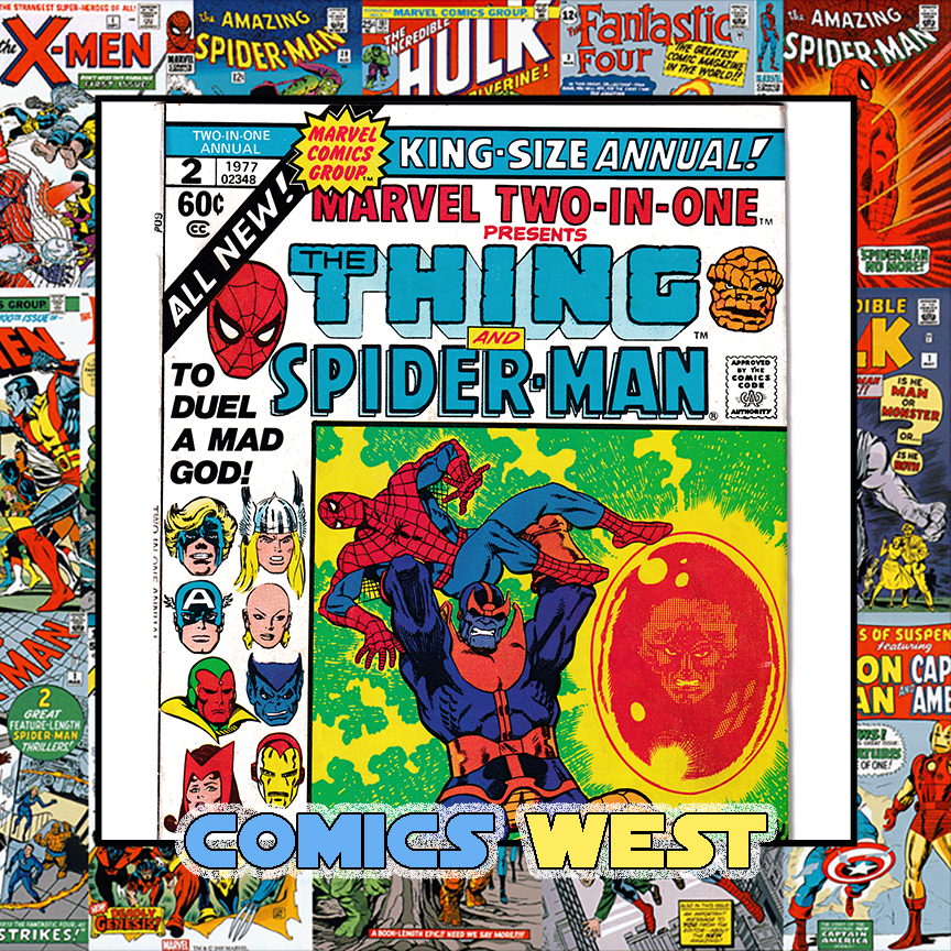 MARVEL TWO IN ONE ANNUAL #7 FN/VF (7.0) Thanos! Starlin! 1977