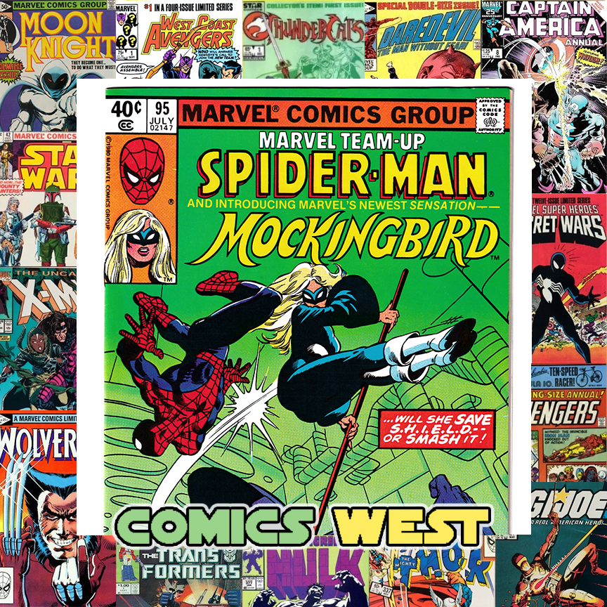 MARVEL TEAM-UP #95 VF+ (8.5) 1st app. Mockingbird! 1983