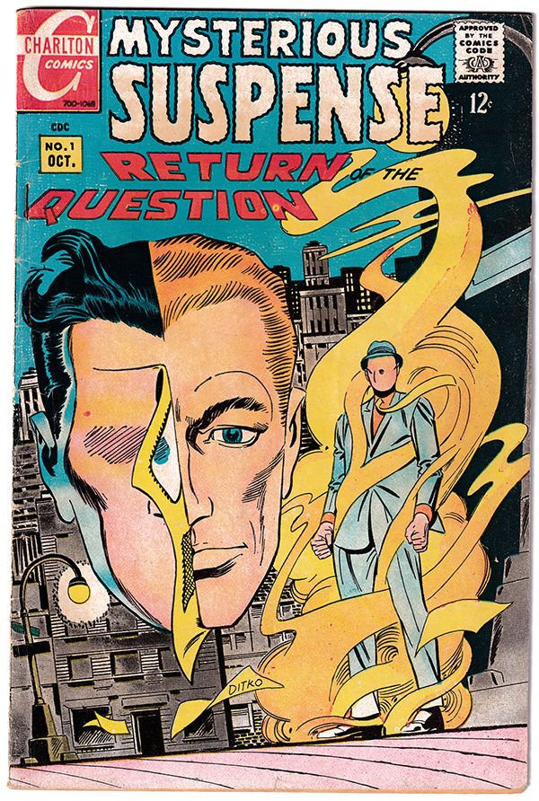 MYSTERIOUS SUSPENSE #1 FN- (5.5) 1st solo QUESTION! Ditko! 1968