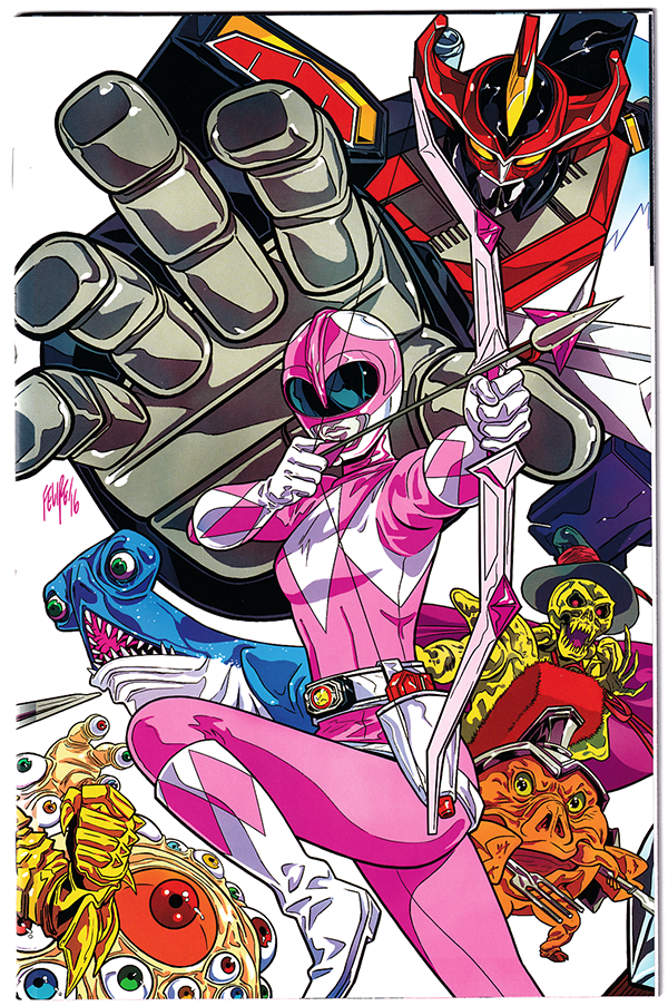 PINK #1 (MMPR) NM (9.4) SDCC exclusive! Felipe Smith cover 2016