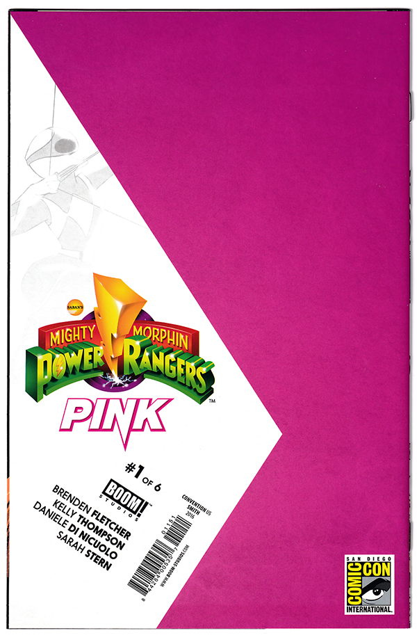 PINK #1 (MMPR) NM (9.4) SDCC exclusive! Felipe Smith cover 2016