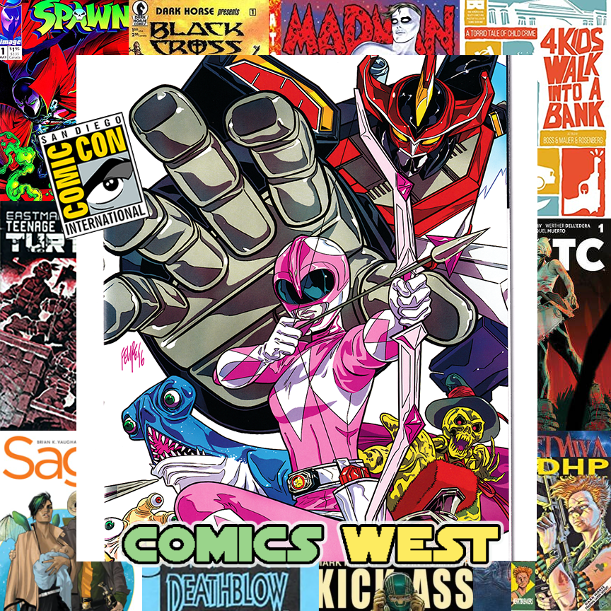 PINK #1 (MMPR) NM (9.4) SDCC exclusive! Felipe Smith cover 2016