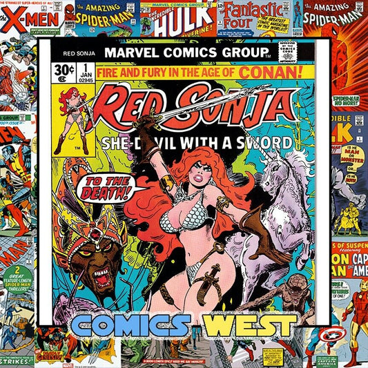 RED SONJA #1 VF- (7.5) 1st solo Red Sonja series! Frank Thorne cover! 1977