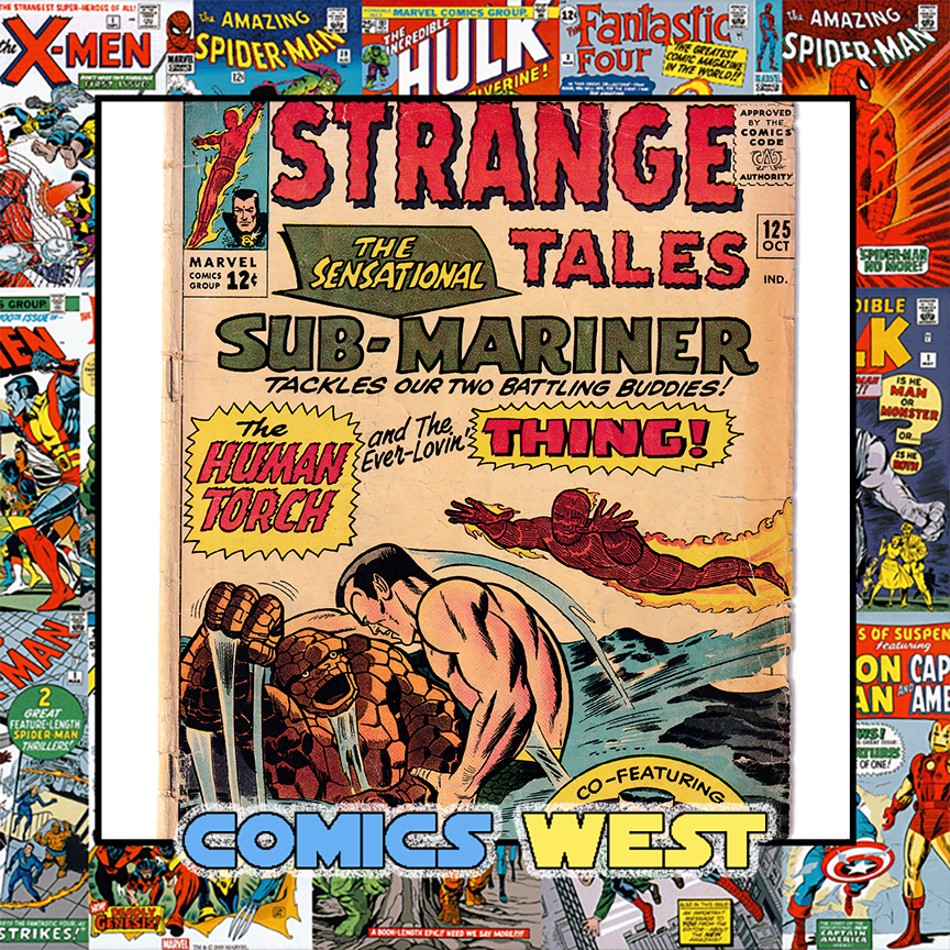 STRANGE TALES #125 GD (2.0) Sub-Mariner! Jack Kirby! 1964