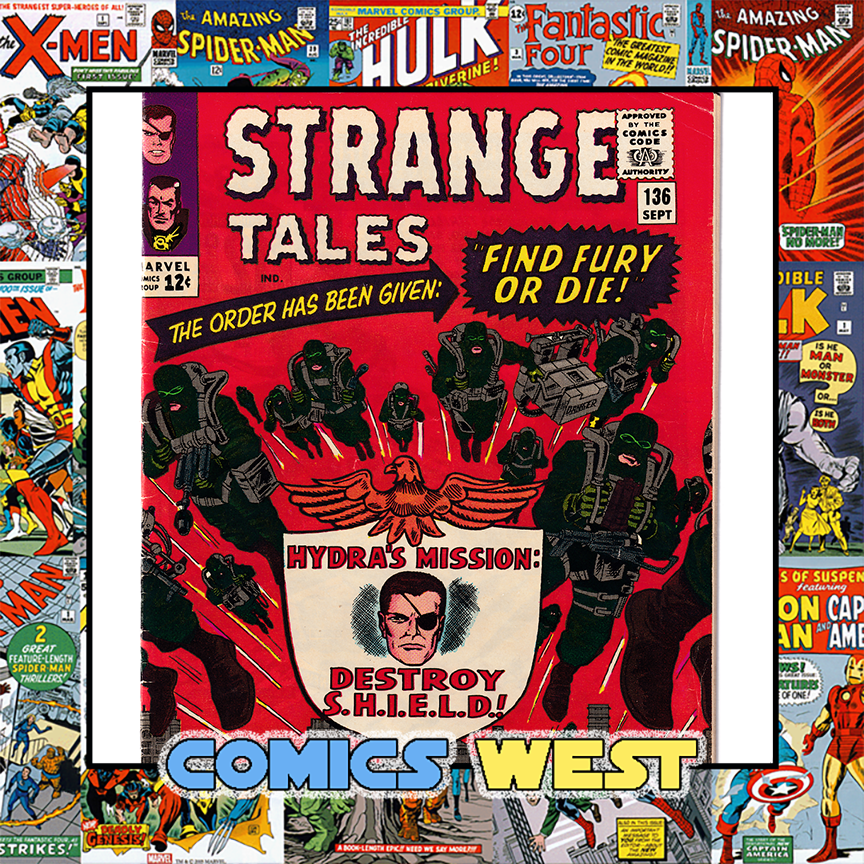 STRANGE TALES #136 FN (6.0) Nick Fury! Kirby! Lee! Ditko! 1965