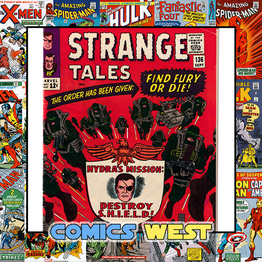 STRANGE TALES #136 FN (6.0) Nick Fury! Kirby! Lee! Ditko! 1965