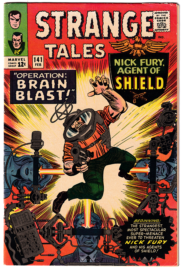 STRANGE TALES #141 FN/VF (7.0) Nick Fury and Dr. Strange! Kirby! Ditko! 1966