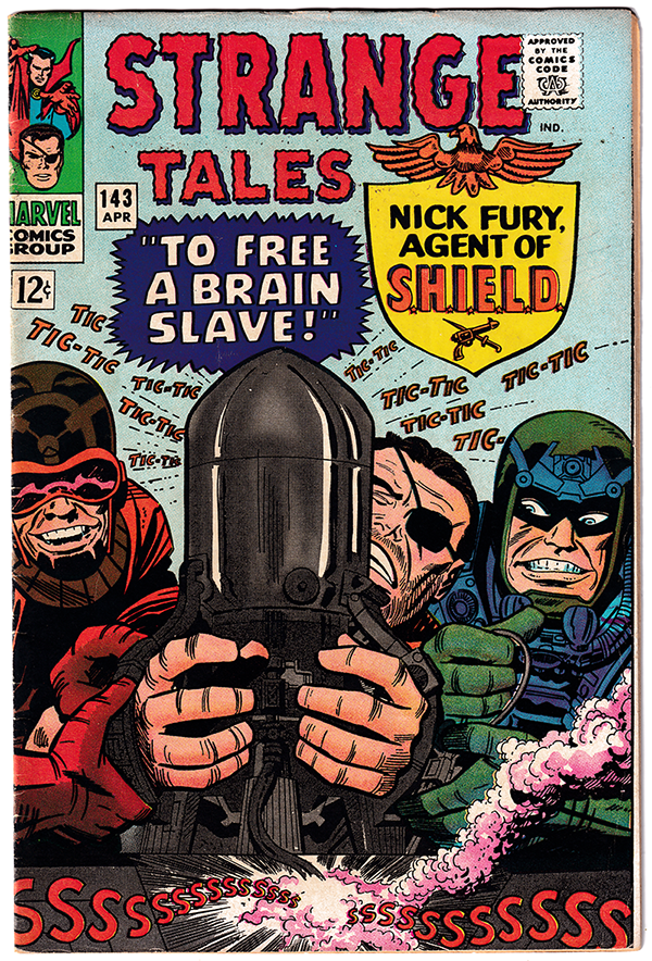STRANGE TALES #143 FN (6.0) Nick Fury! Fixer! 1966