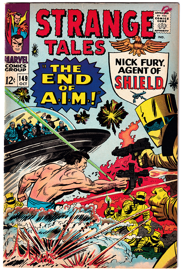 STRANGE TALES #149 FN- (5.5) Jack Kirby cover! 1966