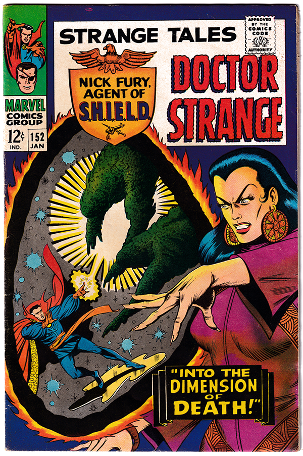 STRANGE TALES #152 VG/FN (5.0) Kirby! Steranko! 1967