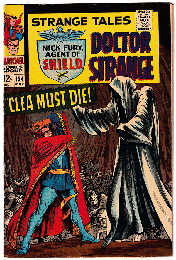 STRANGE TALES #154 FN+ (6.5) 1st app. Sayge Dreadnought! Severin! Steranko! 1967