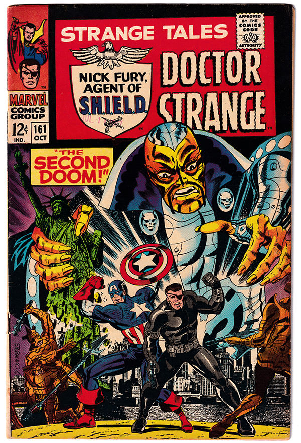 STRANGE TALES #161 FN+ (6.5) 1st app. silver age Yellow Claw! 1967