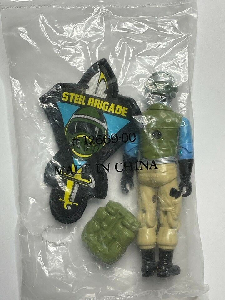 GI JOE ARAH STEEL BRIGRADE Figure - MISB with Patch!! 1987