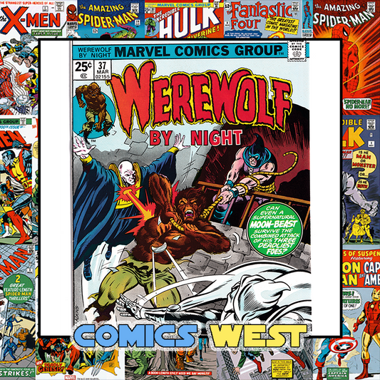 WEREWOLF BY NIGHT #37 NM- (9.2) 3rd app. MOON KNIGHT! Disney+ series!