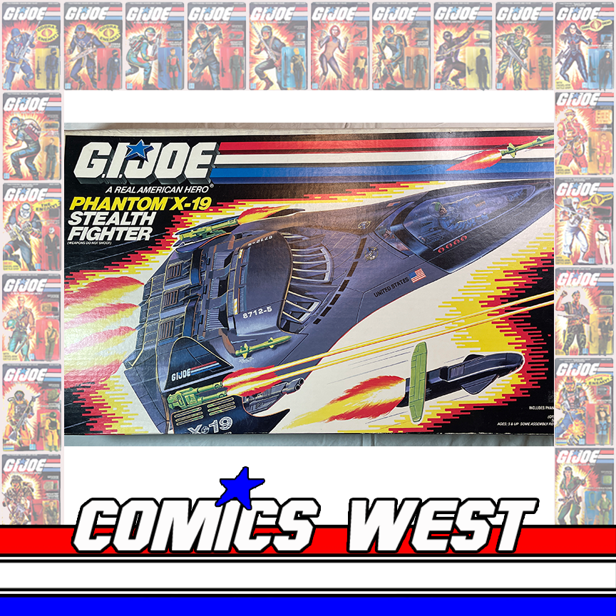 G.I.JOE - 1988 - Phantom X-19 Stealth Fighter & Ghostrider Zubehör G.I.JOE - 1988 - Phantom X-19 Stealth Fighter & Ghostrider Zubehör