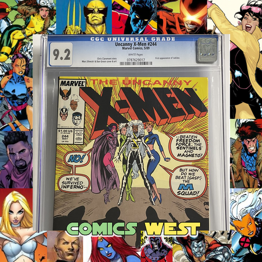 UNCANNY X-MEN #244 CGC 9.2 1st app. of JUBILEE! 1989