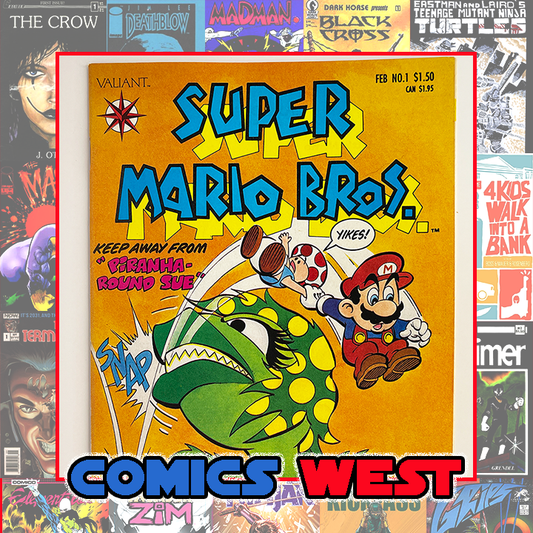 SUPER MARIO BROS. #1 * 9.2 (NM-) * Valiant 1991 FREE shipping!
