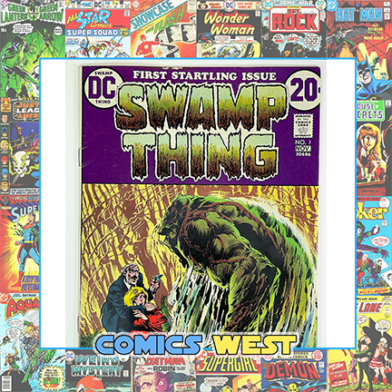 SWAMP THING #1  8.0 First Alec Holland! Bernie Wrightson cover and art! 1972
