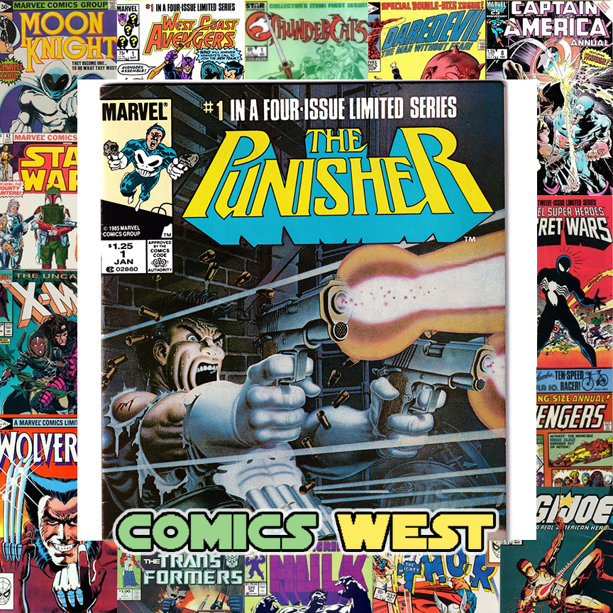 PUNISHER #1 FN/VF (7.0) Limited Series 1986 Newsstand!