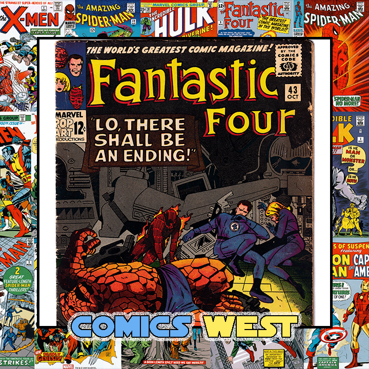 FANTASTIC FOUR #43 GD/VG (3.0) Jack Kirby! Doctor Doom! 1965