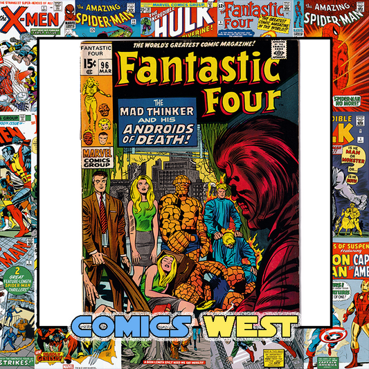 FANTASTIC FOUR #96 FN+ (6.5) Mad Thinker! Jack Kirby 1970