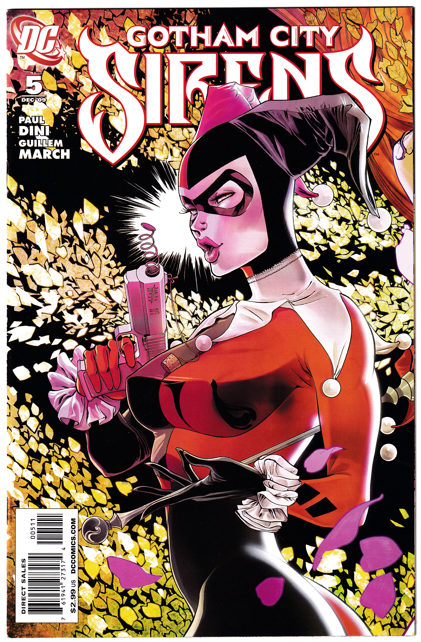 GOTHAM CITY SIRENS #5 NM- (9.2) Harley Quinn! Paul Dini! DC Comics 2009