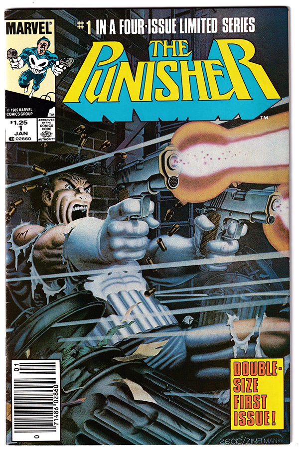 PUNISHER #1 FN/VF (7.0) Limited Series 1986 Newsstand!