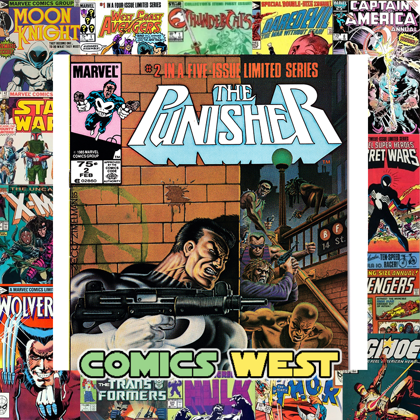 PUNISHER #2 FN+ (6.5) Limited Series Mike Zeck! 1986